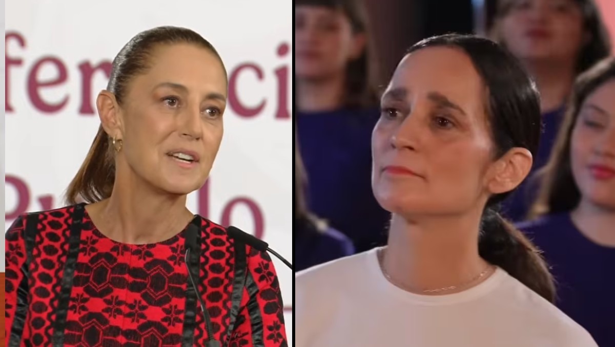 Sheinbaum defiende a Julieta Venegas por La niña futbolista