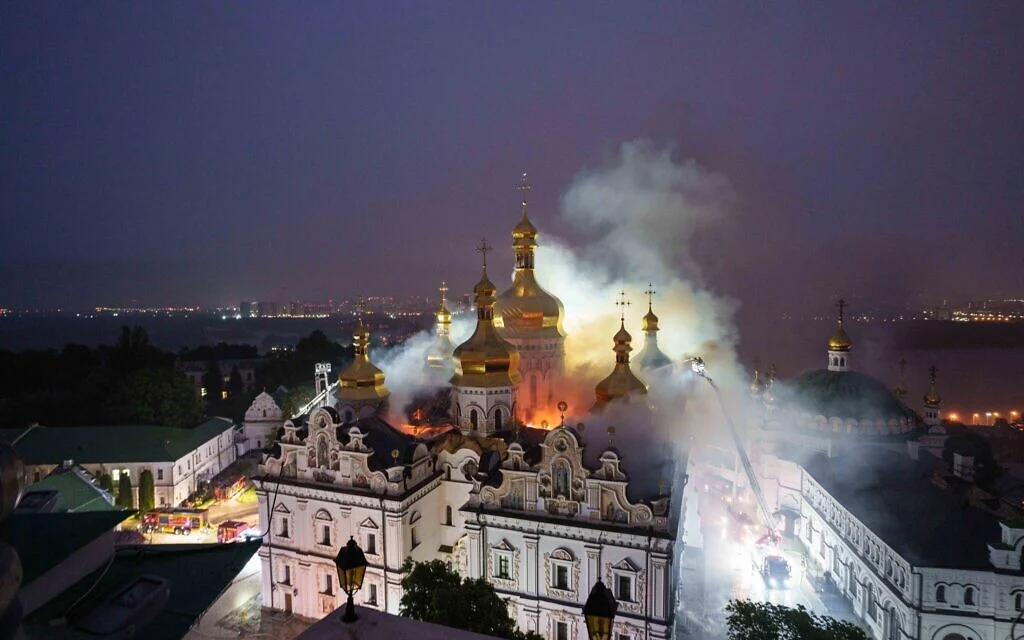 Russian barrages on Ukraine's biggest cities kill at least 11, damage historic cathedral