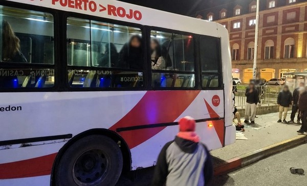 un colectivo se subió a la vereda del skate park y arrolló a varias personas