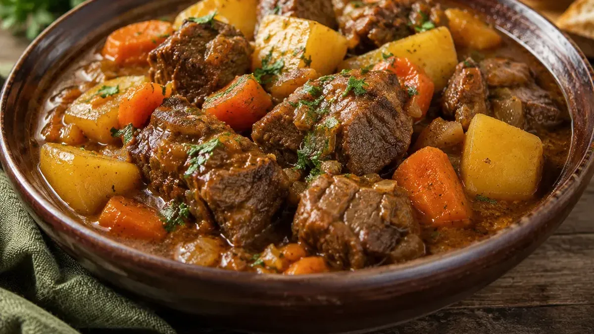 El corte de carne ideal para hacer guiso porque es económico, rendidor y fácil de cocinar