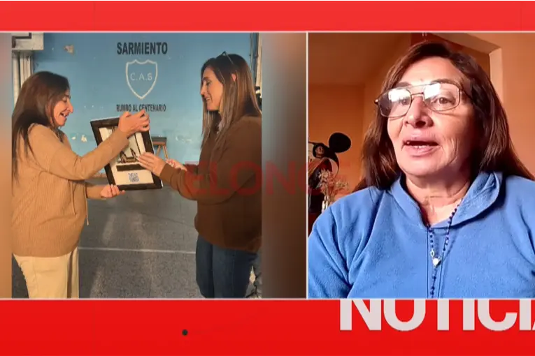 Soledad Pastorutti en club Sarmiento de Victoria: "Llegó de sorpresa y nos emocionó a todos"
