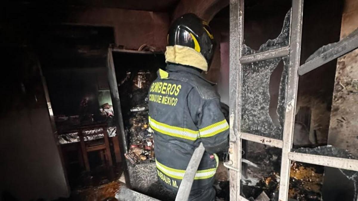 Explosión por acumulación de gas en Coyoacán deja dos lesionados