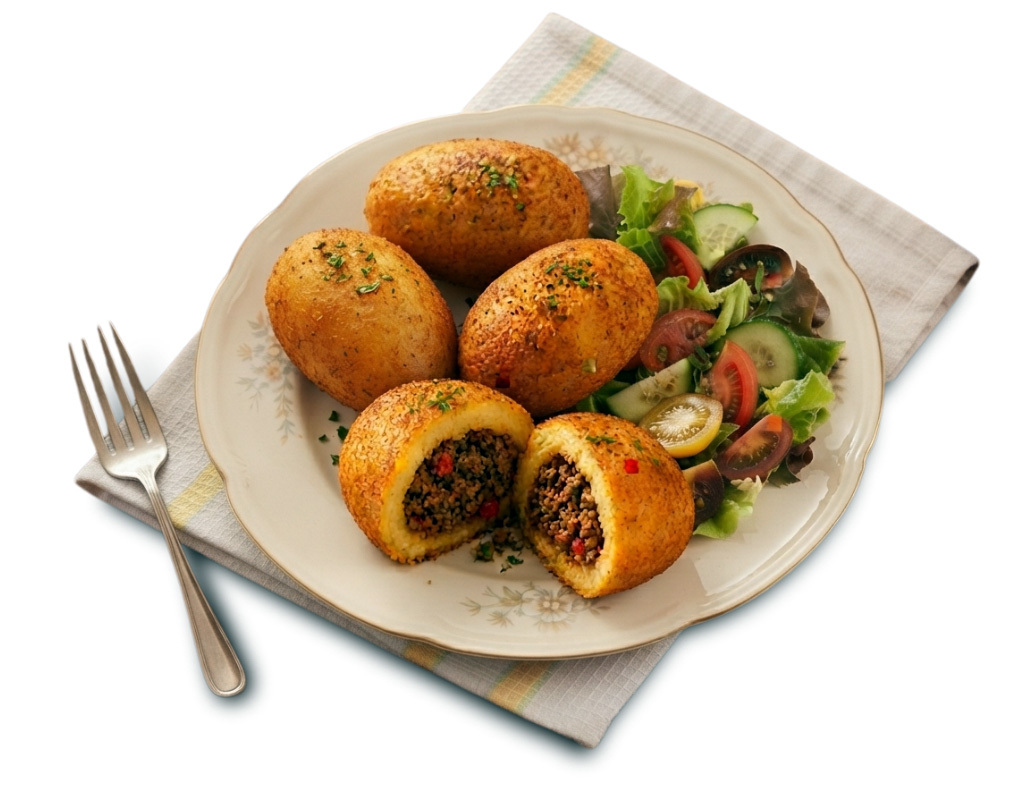 Doradas y sabrosas: así se preparan las mejores papas rellenas
