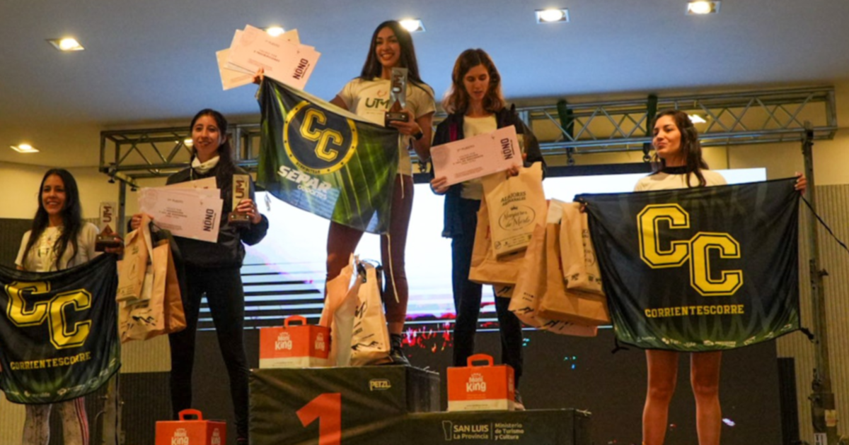 Corrientes brilló en el Nacional U20 de Trail y Montaña con un título argentino