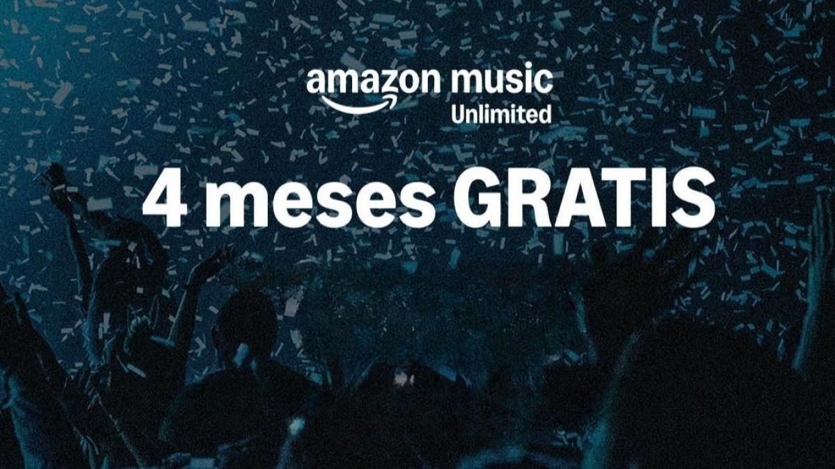 Amazon Music Unlimited te regala 4 meses de música sin anuncios... ¡Disfruta del verano escuchando las canciones de moda gratis!