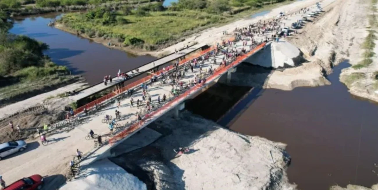 Avellaneda y La Sarita se unieron por el deporte y una obra que fortalece la conexión regional