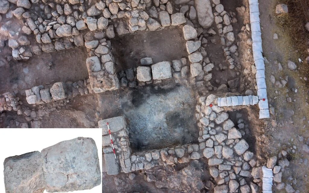 Rare cultic stone from Israelite mansion may testify to King Hezekiah's biblical reform