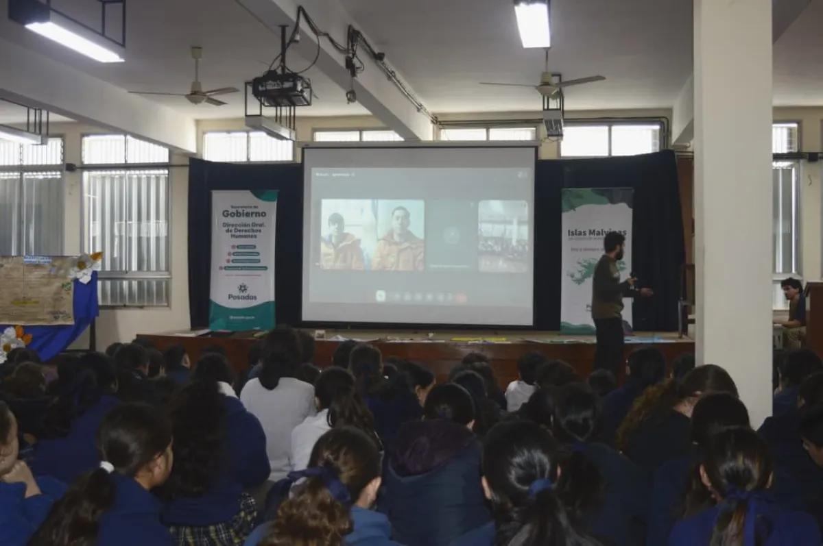 Malvinas y soberanía sobre Antártida: alumnos del Santa María se comunicaron con la Base Esperanza
