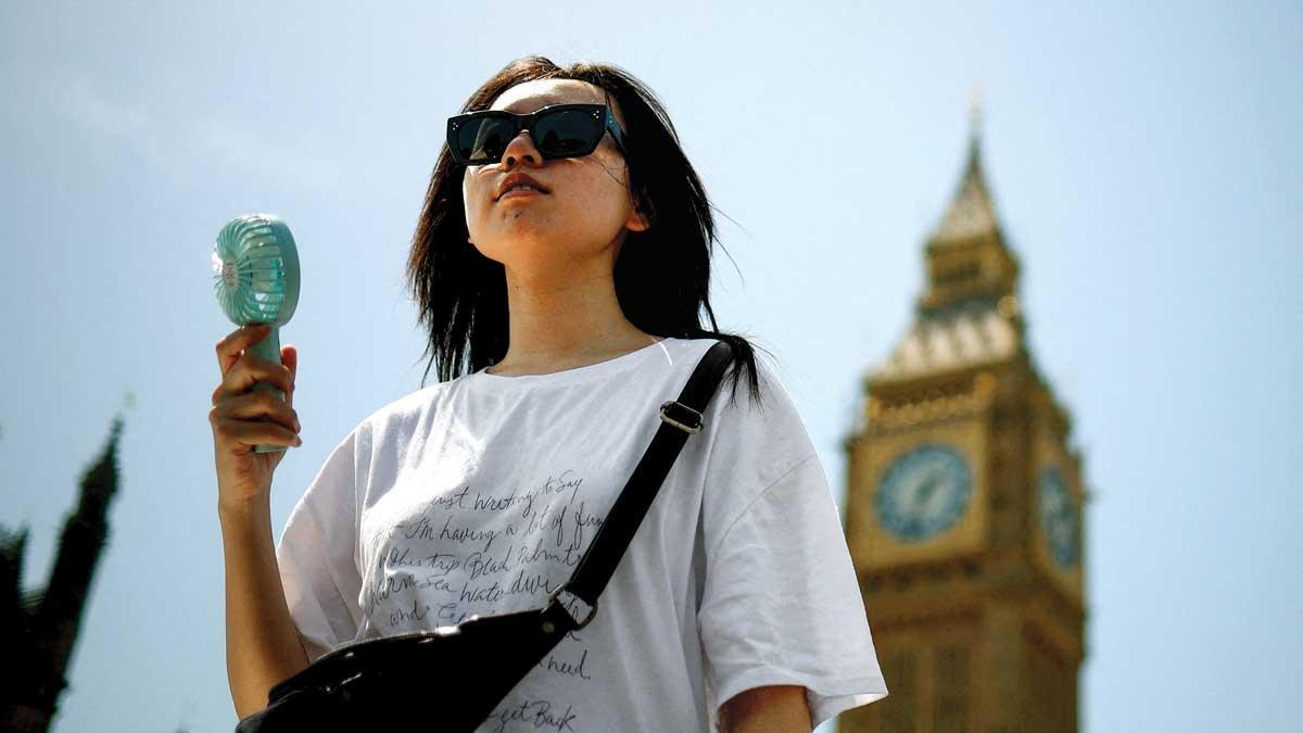 Ola de calor extremo azota oeste de Europa; esperan temperaturas de más de 40°.