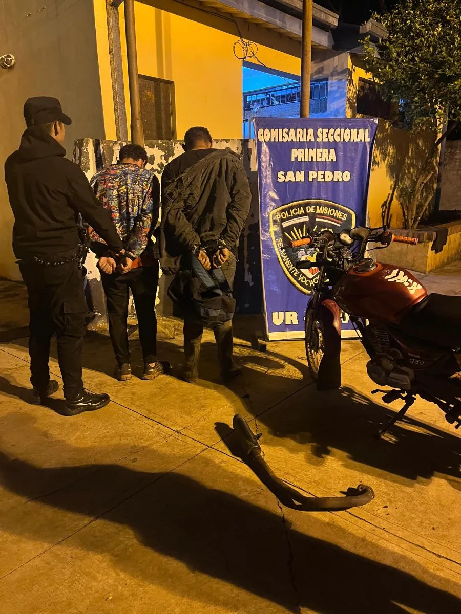 San Pedro: cayeron dos delincuentes cuando robaban en un depósito judicial