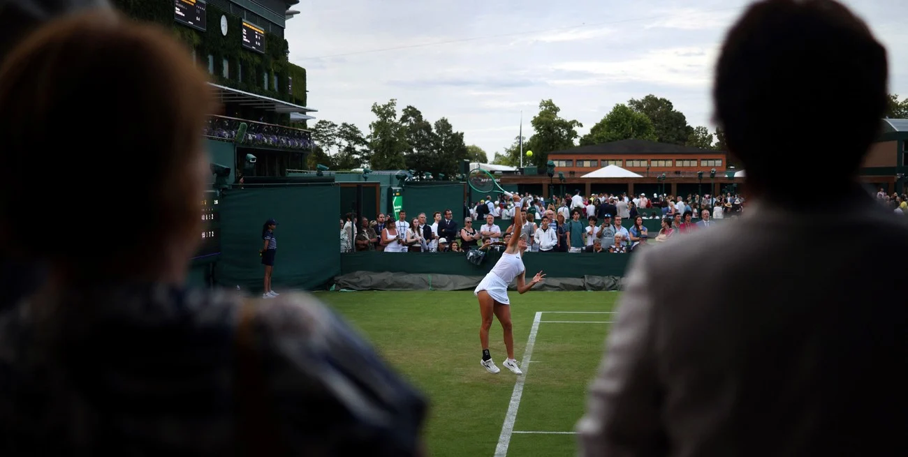 Solana Sierra le dio la única alegría a la Argentina en el inicio de Wimbledon