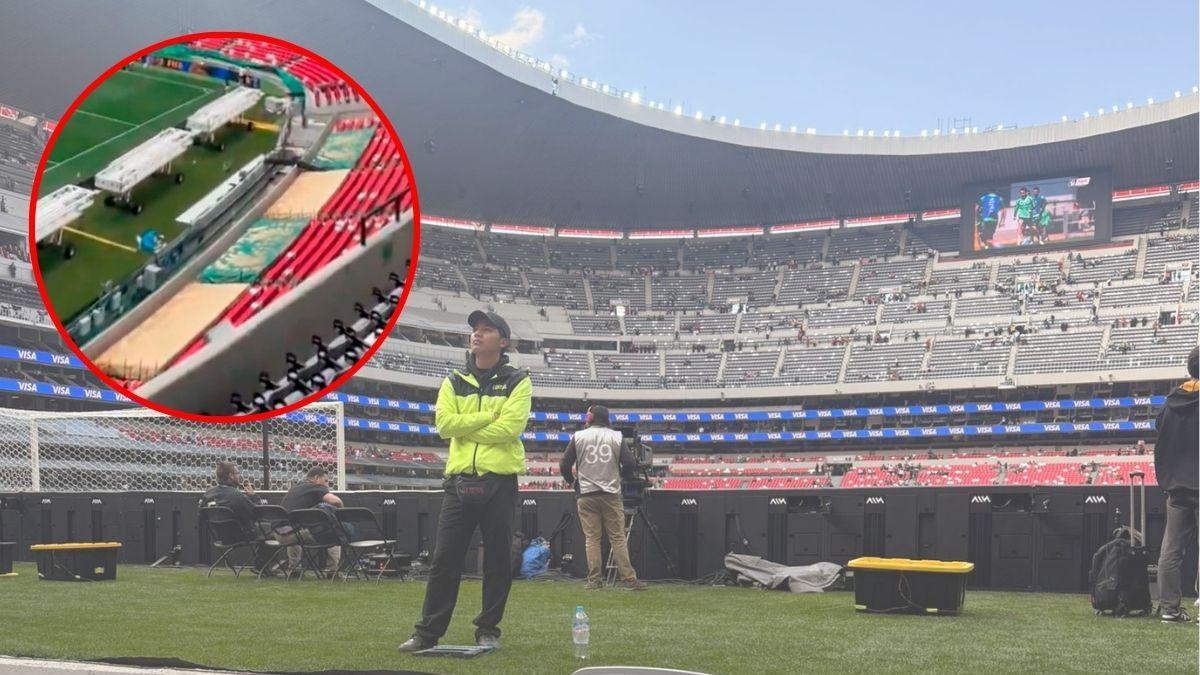 Tras reclamos, cierran primeras filas de la tribuna para el México Vs Sudáfrica