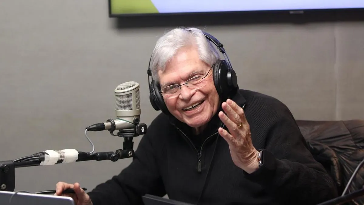 El sanjuanino Rony Vargas se despidió de la conducción dominical tras más de 60 años de radio