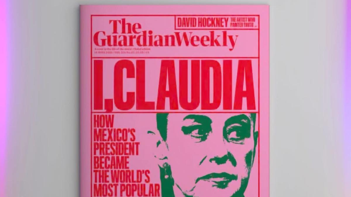 The Guardian dedica portada a Claudia Sheinbaum