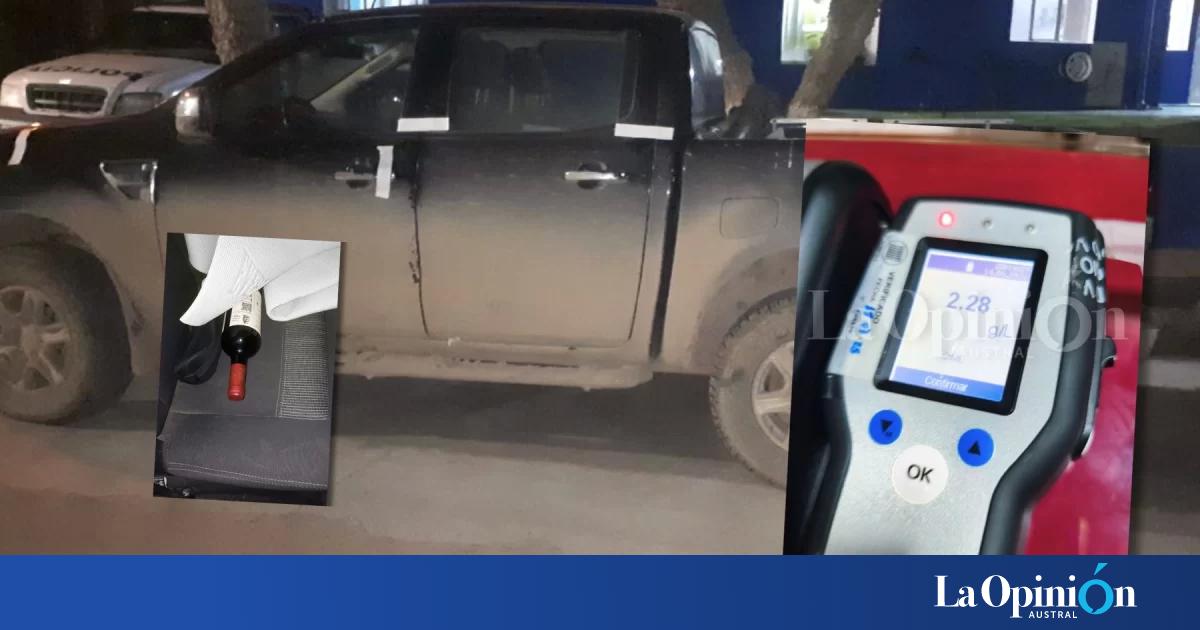 Iba en por una ruta de Santa Cruz con 2,28 de alcohol en sangre, sin carné ni seguro cruzándose de carril: "No fue tragedia de milagro"