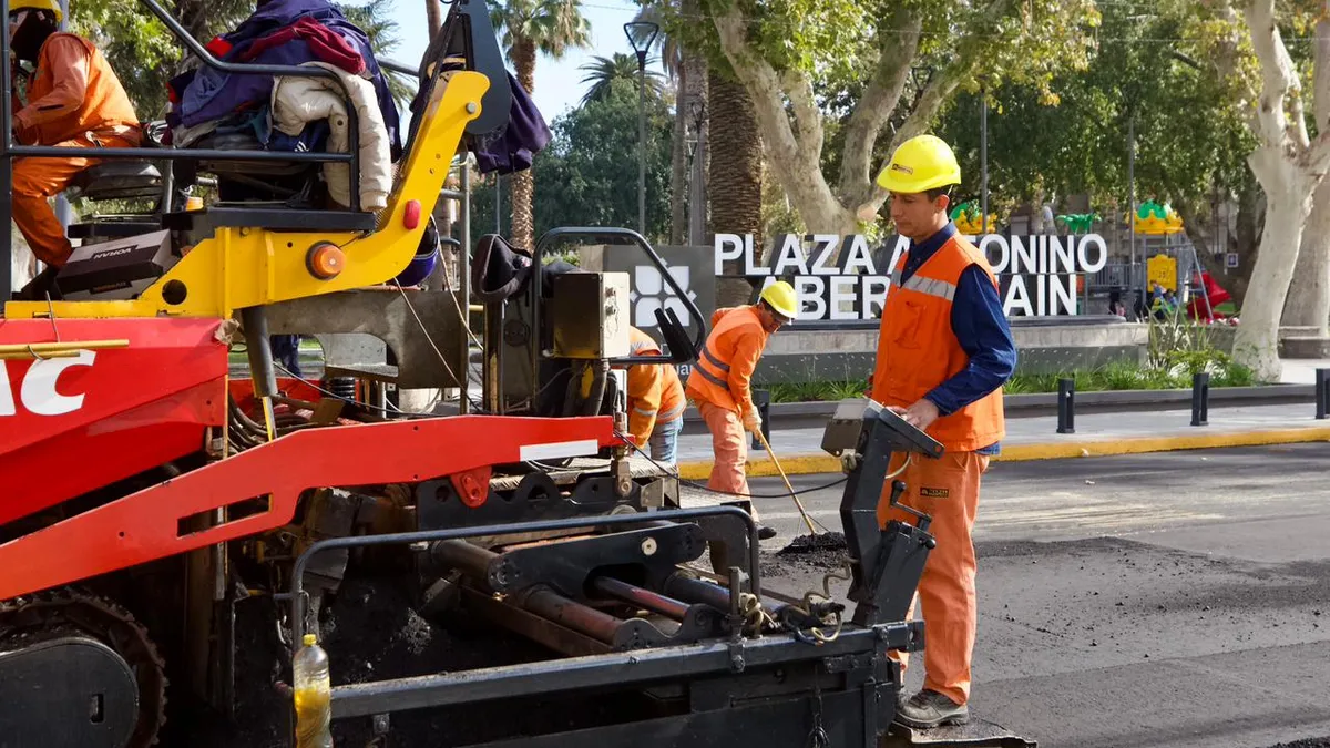 Capital: la obra de repavimentación de 50 cuadras tiene un 10% de avance y se desarrolla tal cual lo previsto