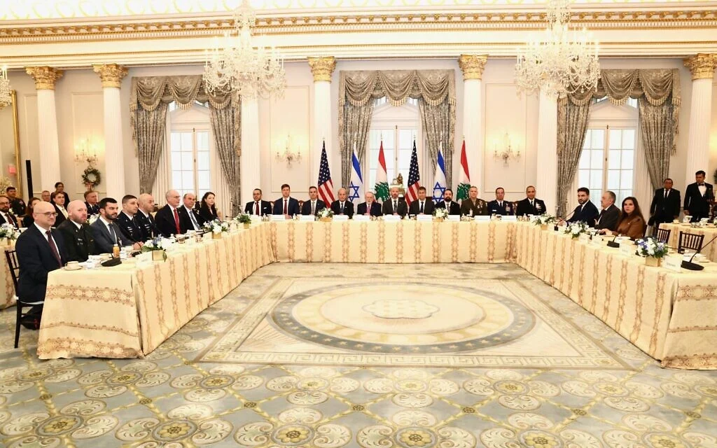 'A train wreck': As Jerusalem and Beirut hold talks, Israeli envoy pans linkage to US