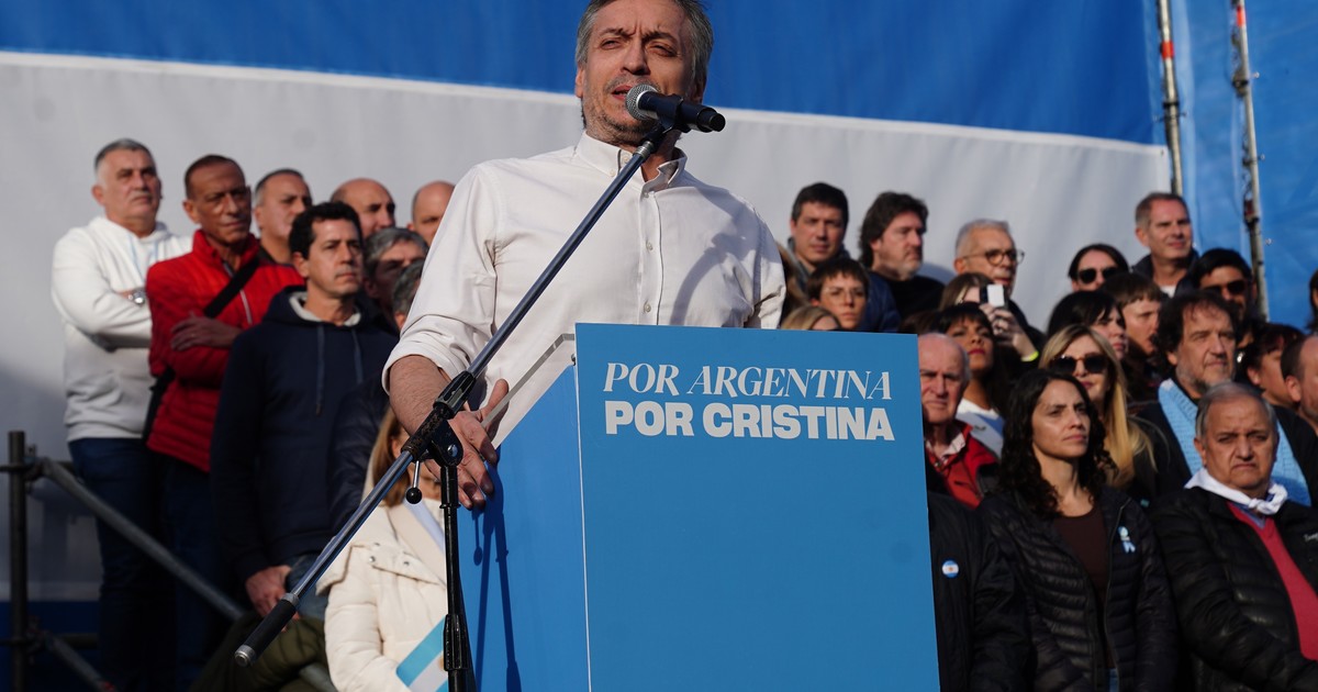 Máximo Kirchner le pegó a Kicillof y pidió que Cristina compita: "No queremos candidatos por default"