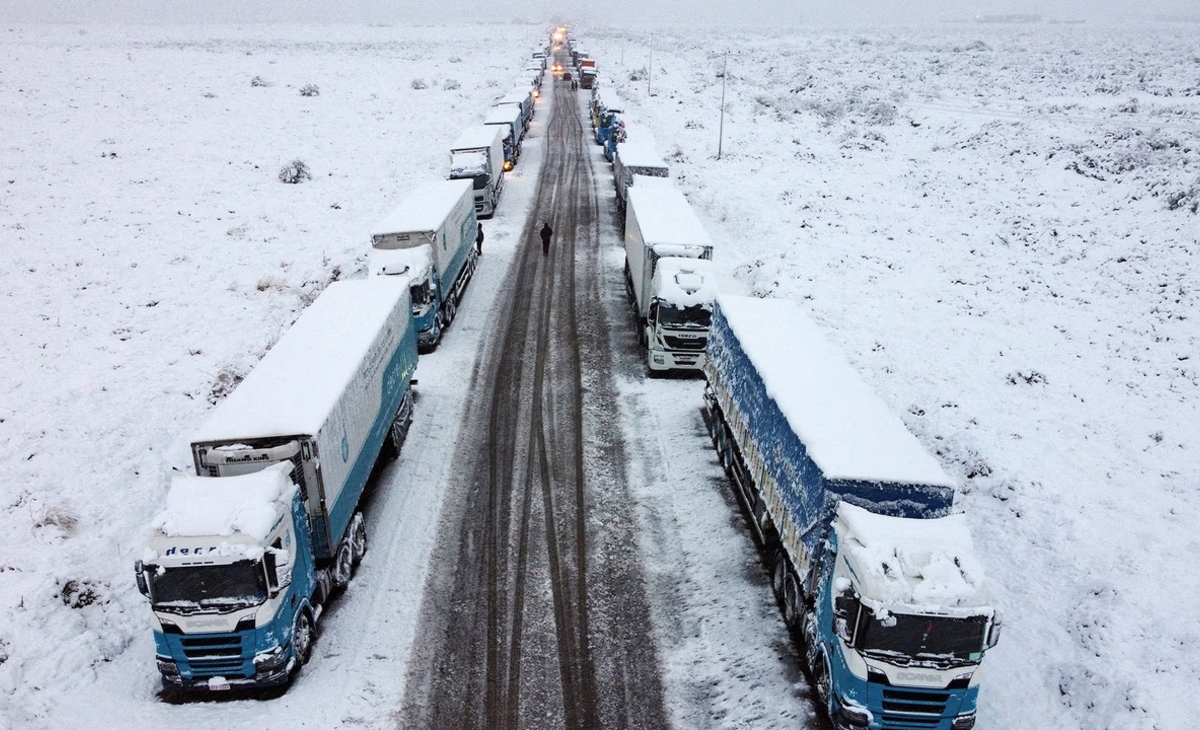 Las nevadas podrían generar el cierre de un paso entre Argentina y Chile