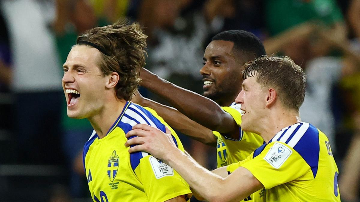 Mattias Svanberg anotó gol en segundos y hace historia con Suecia en Mundiales