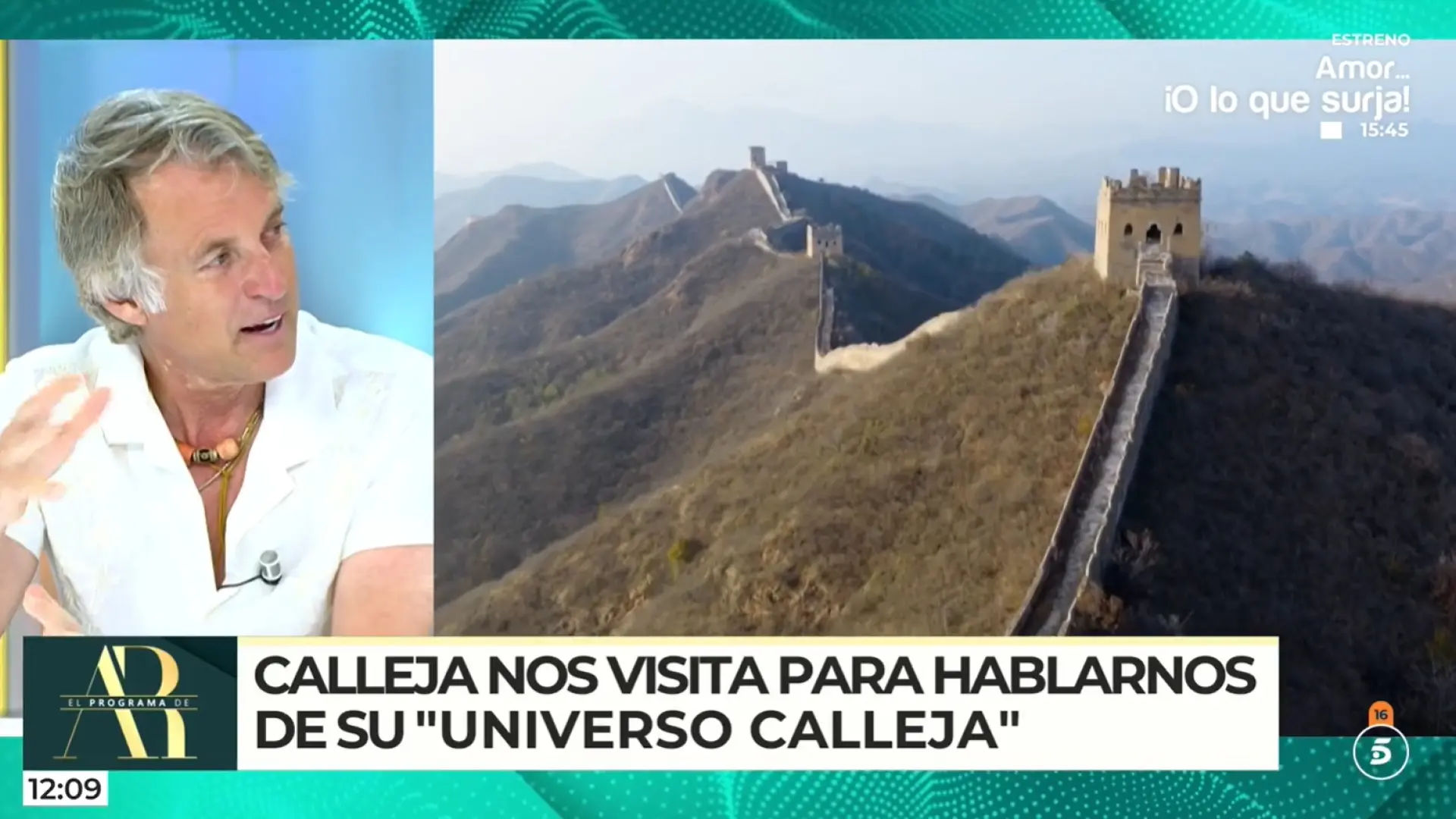 Jesús Calleja, sobre la nueva temporada de 'Universo Calleja': "Hemos estado en lugar recónditos"