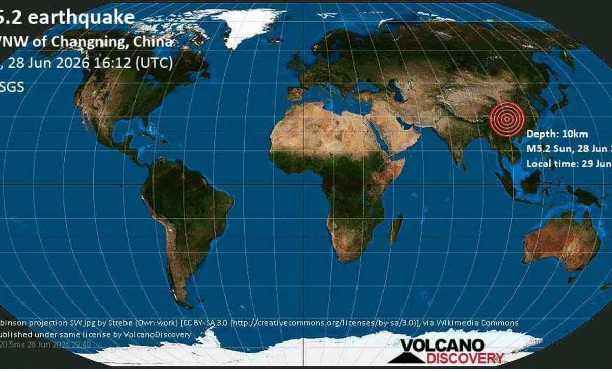 Un terremoto sacude China y deja heridos