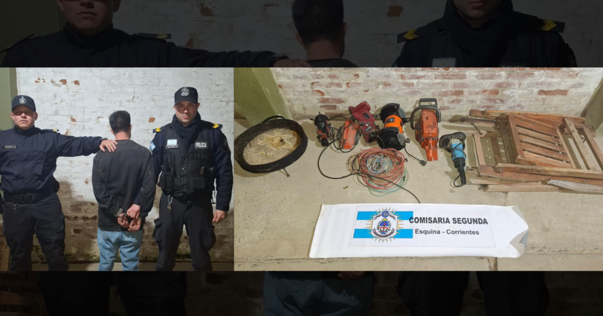 Corrientes: tras una intensa investigación detuvieron a un hombre por un robo comercial