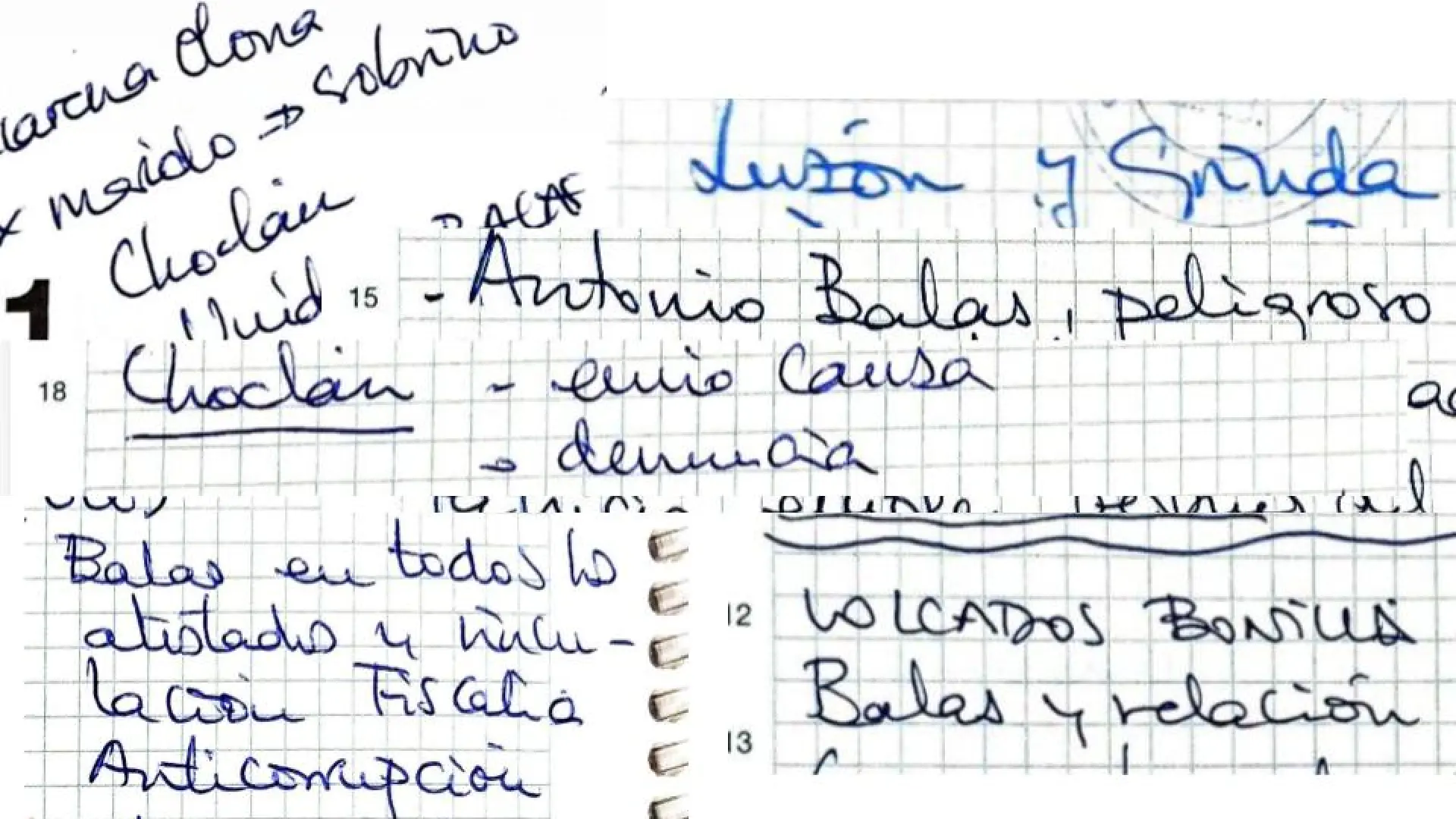 El abogado de Aldama, los miembros de la UCO Balas y Bonilla... las obsesiones en la agenda de Leire Díez