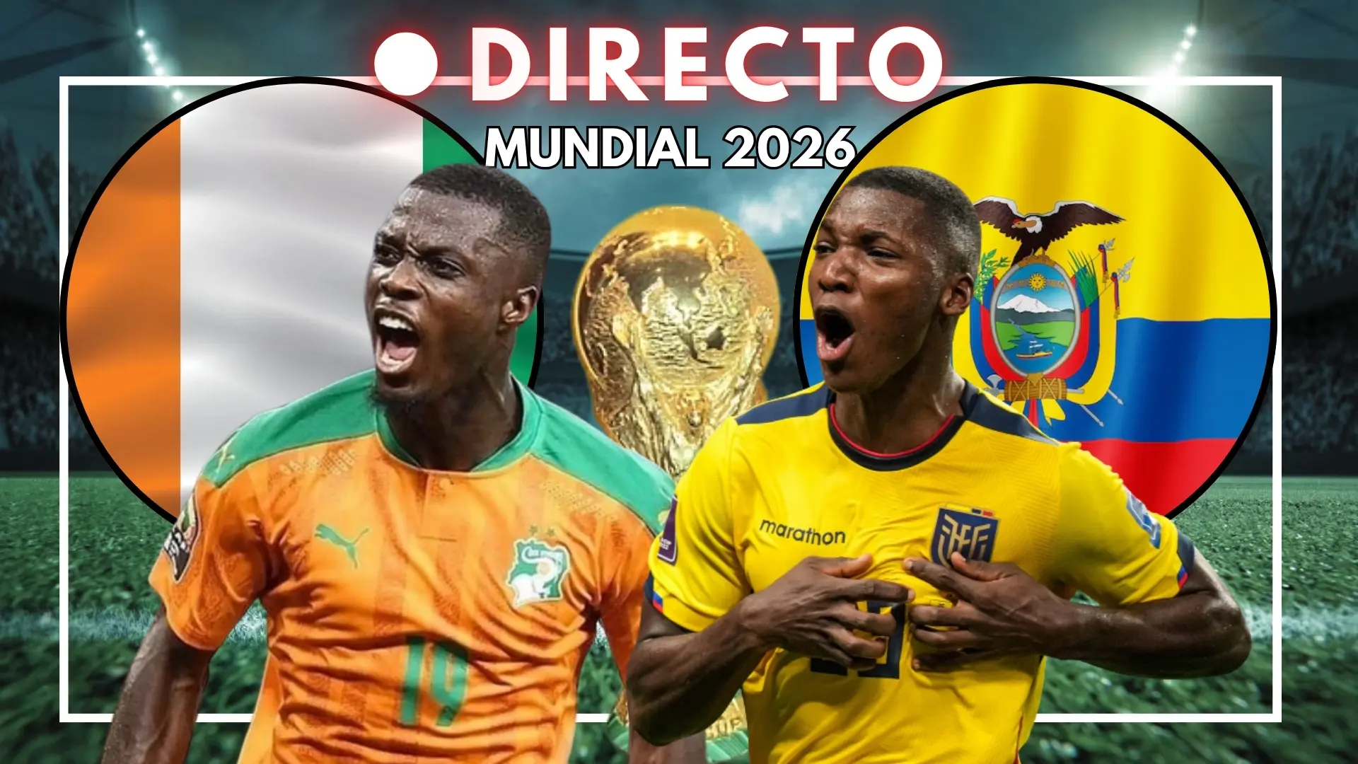 Costa de Marfil - Ecuador, en directo: goles, marcador y última hora de la fase de grupos