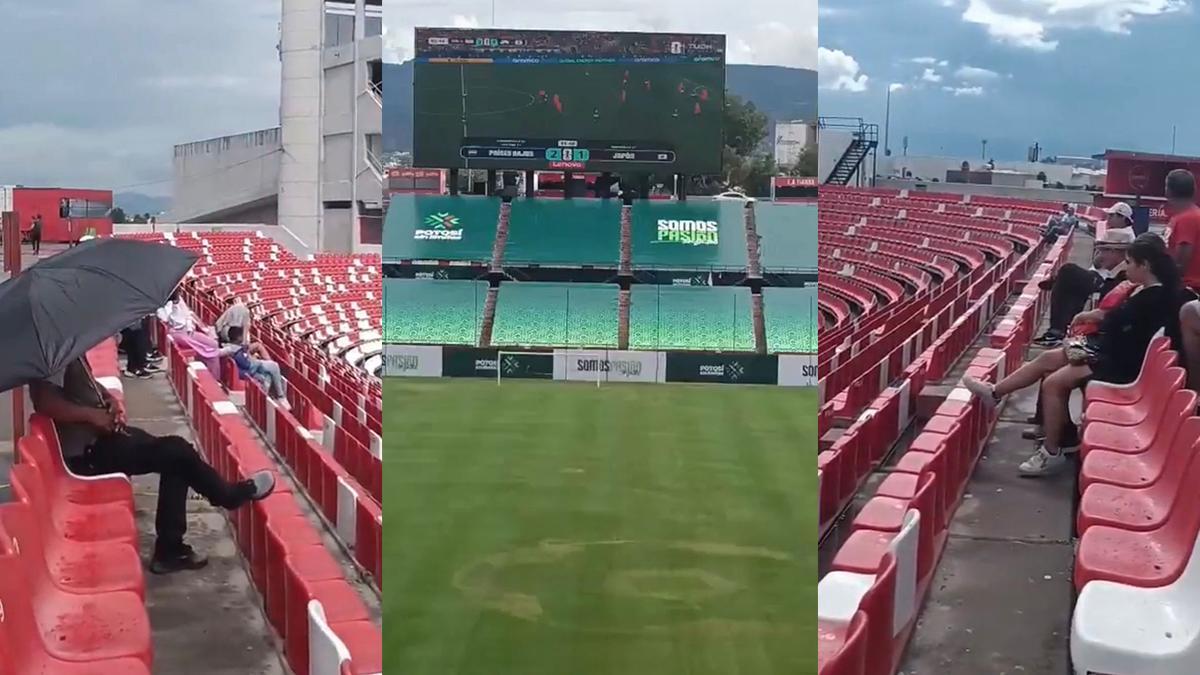 Estadio Alfonso Lastras desolado pese a transmitir partidos del Mundial 2026