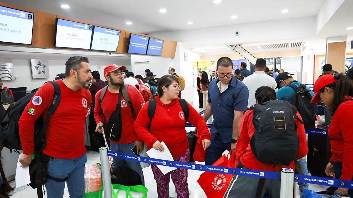 Topos mexicanos viajan a Venezuela para ayudar a víctimas de sismos