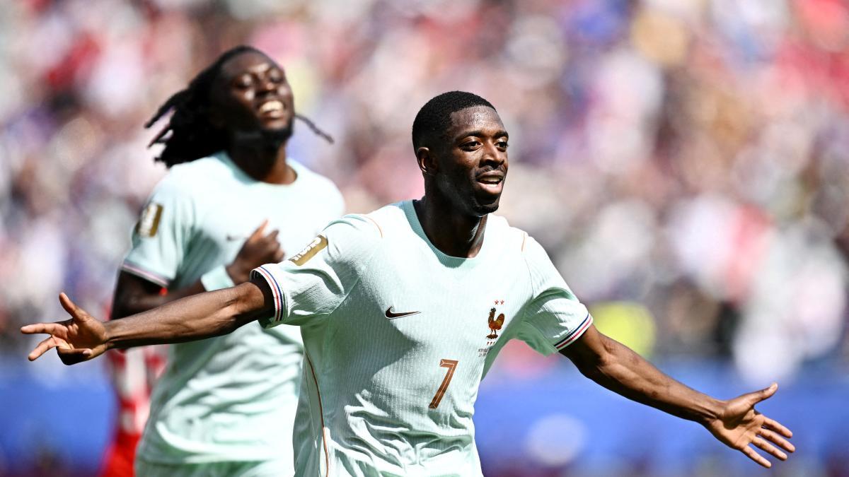 Un 'hat-trick' de Dembélé sentencia a Noruega en media hora