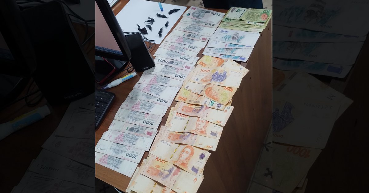 Golpe al narcomenudeo en Corrientes: fue detenido con dosis de droga y dinero en efectivo
