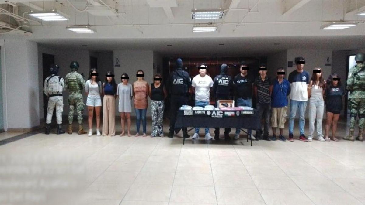 Semar detiene a 12 personas en Jiutepec, Morelos