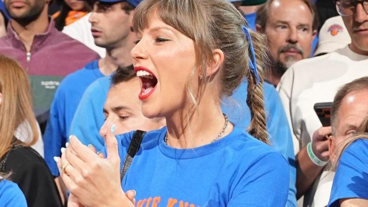 Taylor Swift acude a las Finales de la NBA para animar a los Knicks