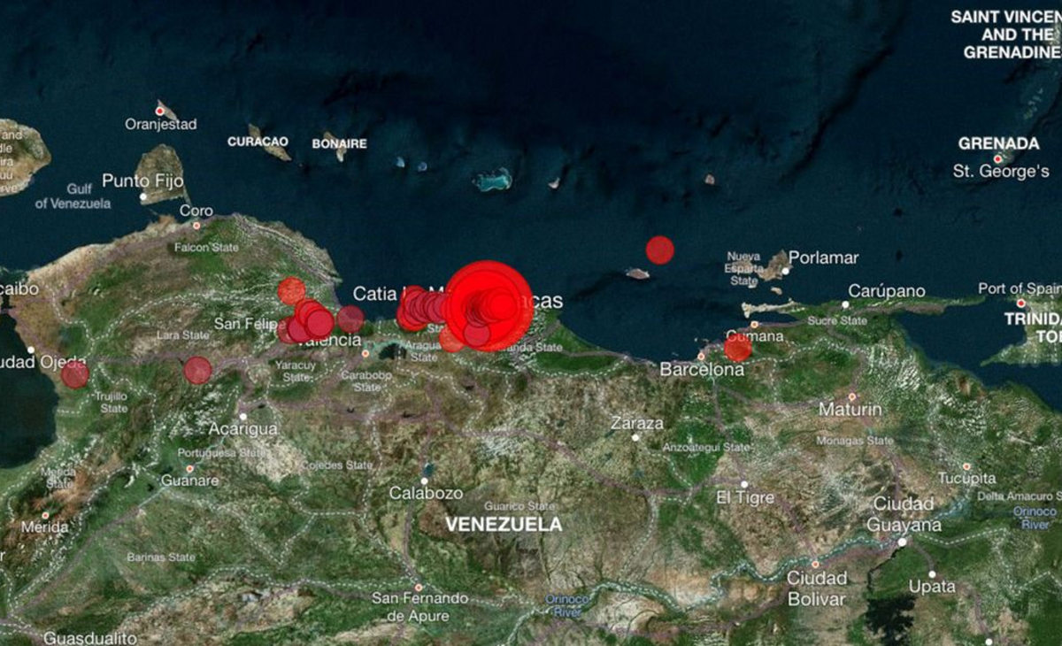 Una nueva réplica sacude a Venezuela