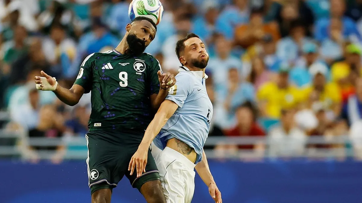 Uruguay rescató un empate ante Arabia Saudita