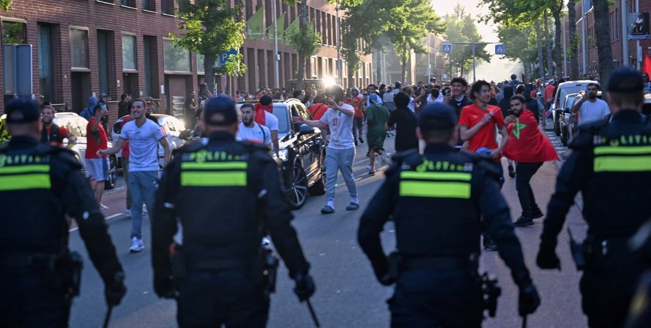 incidentes en Países Bajos tras la eliminación del Mundial a manos de Marruecos
