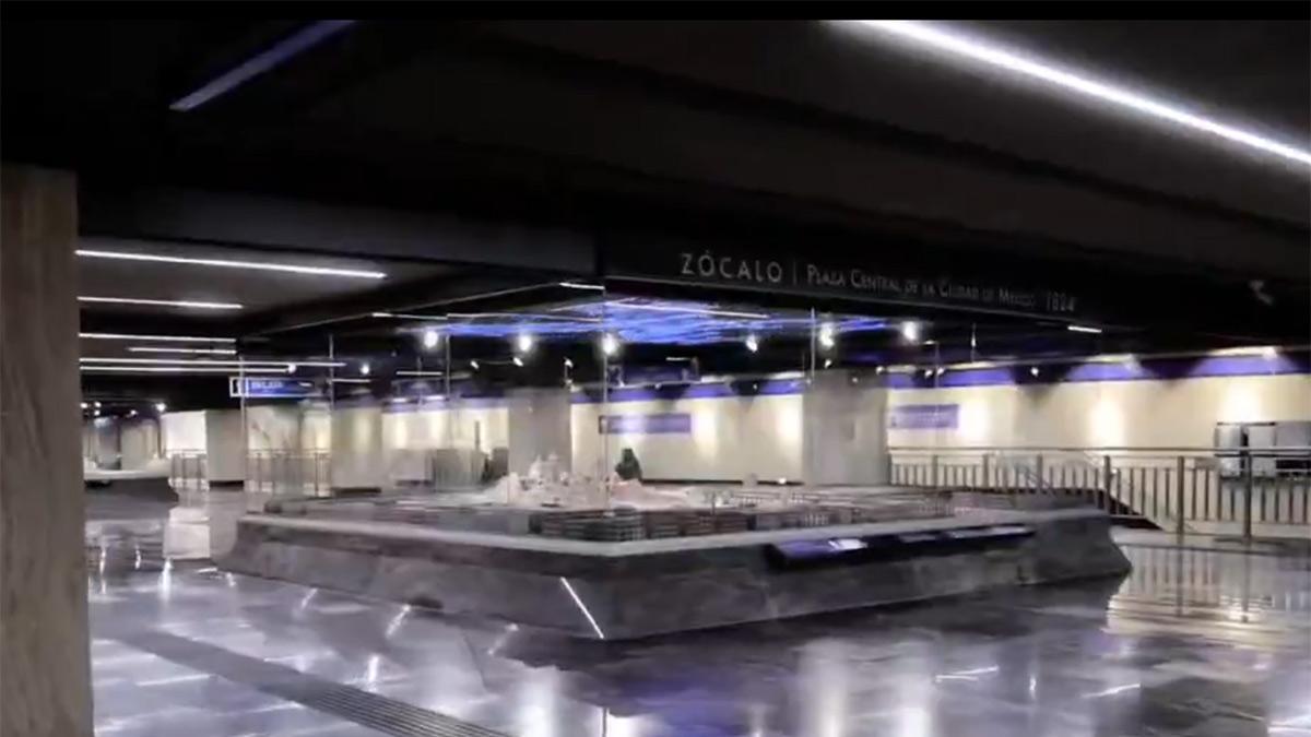 Reabre estación Zócalo; Línea 2 del Metro CDMX opera en su totalidad