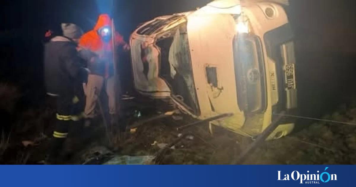 Un policía de Santa Cruz con lesiones graves y terapia intensiva tras un vuelco cerca de Punta Arenas