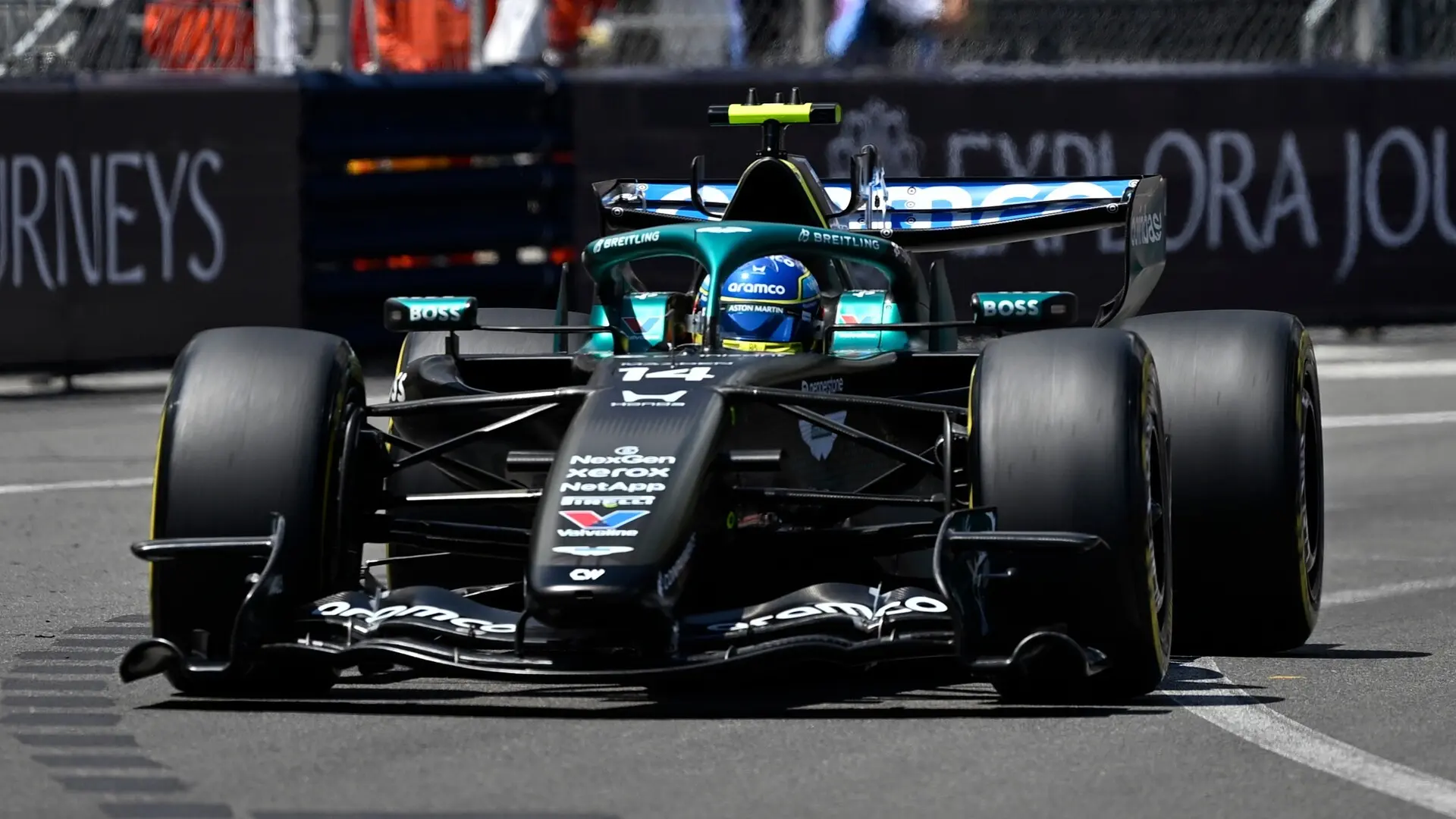 Fernando Alonso, en otro día desastroso en Mónaco: "Es un coche muy difícil, los cambios de marcha son complicados..."
