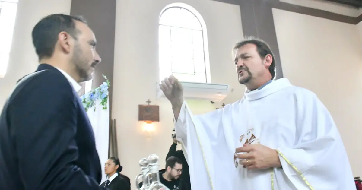 Juan Pablo Valdés participó de la fiesta del santo patrono de Mburucuyá