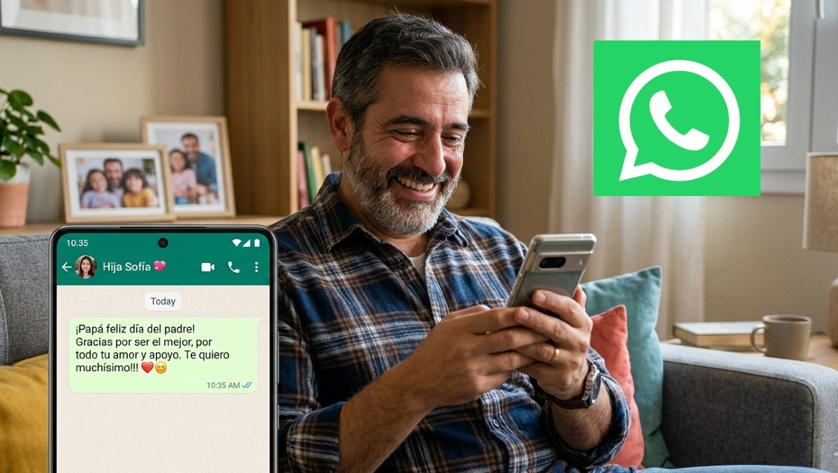 Frases de WhatsApp para felicitar a papá por Día del Padre