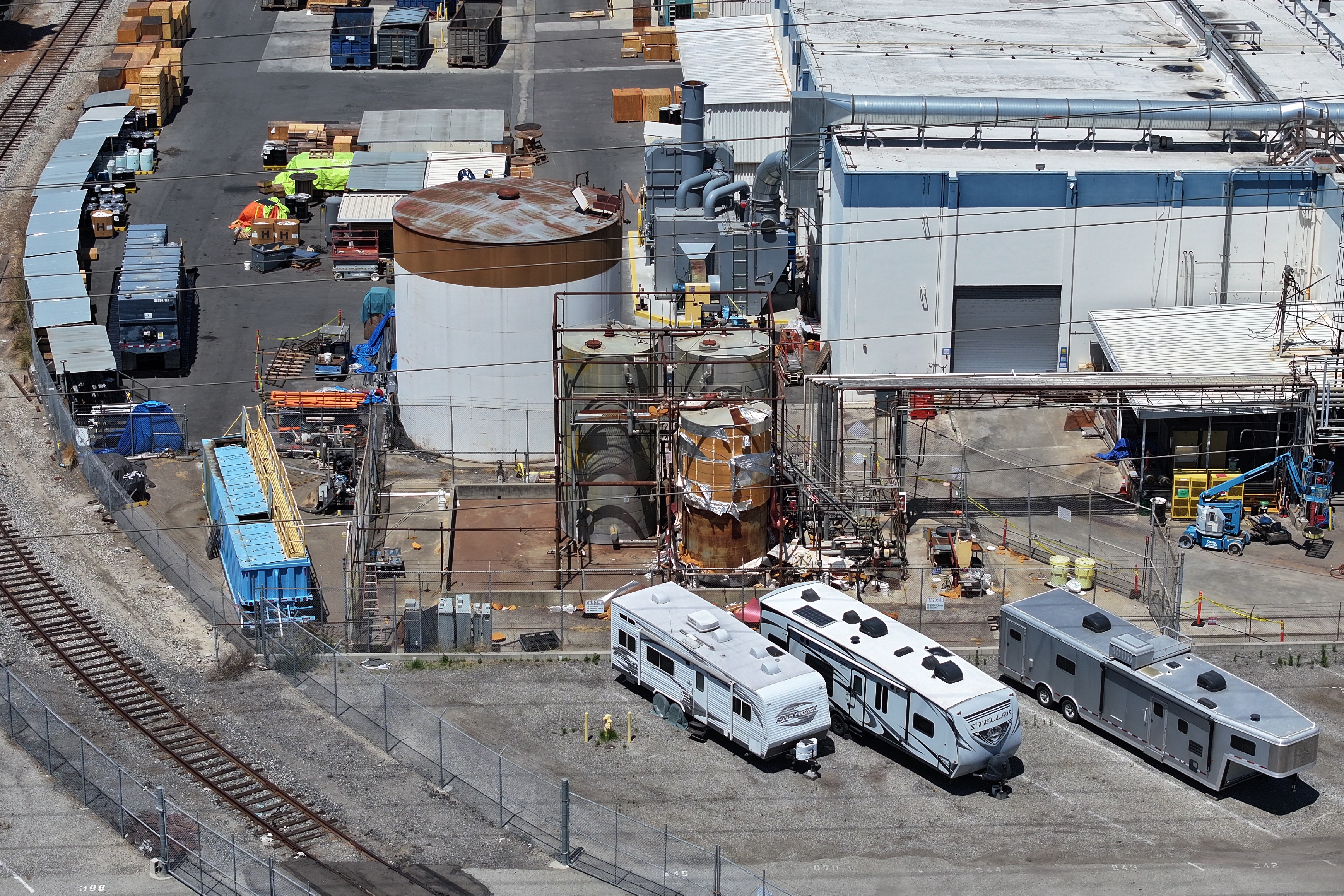 FBI seizing evidence at California plant where chemical tank overheated