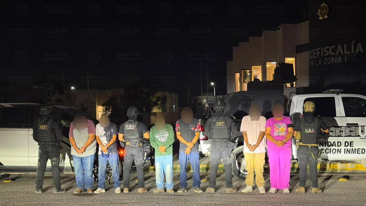 Detienen a seis personas relacionadas con "El Tayson" en Durango