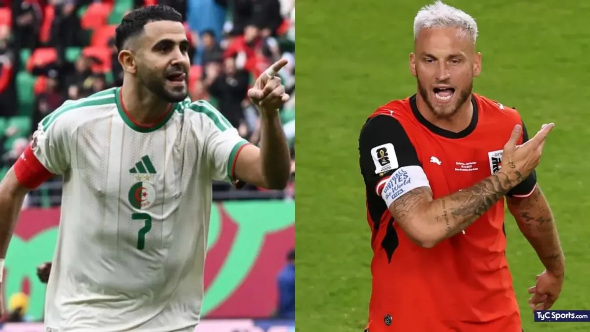 Argelia y Austria se juegan la clasificación a los 16avos de final en un duelo decisivo del Grupo J