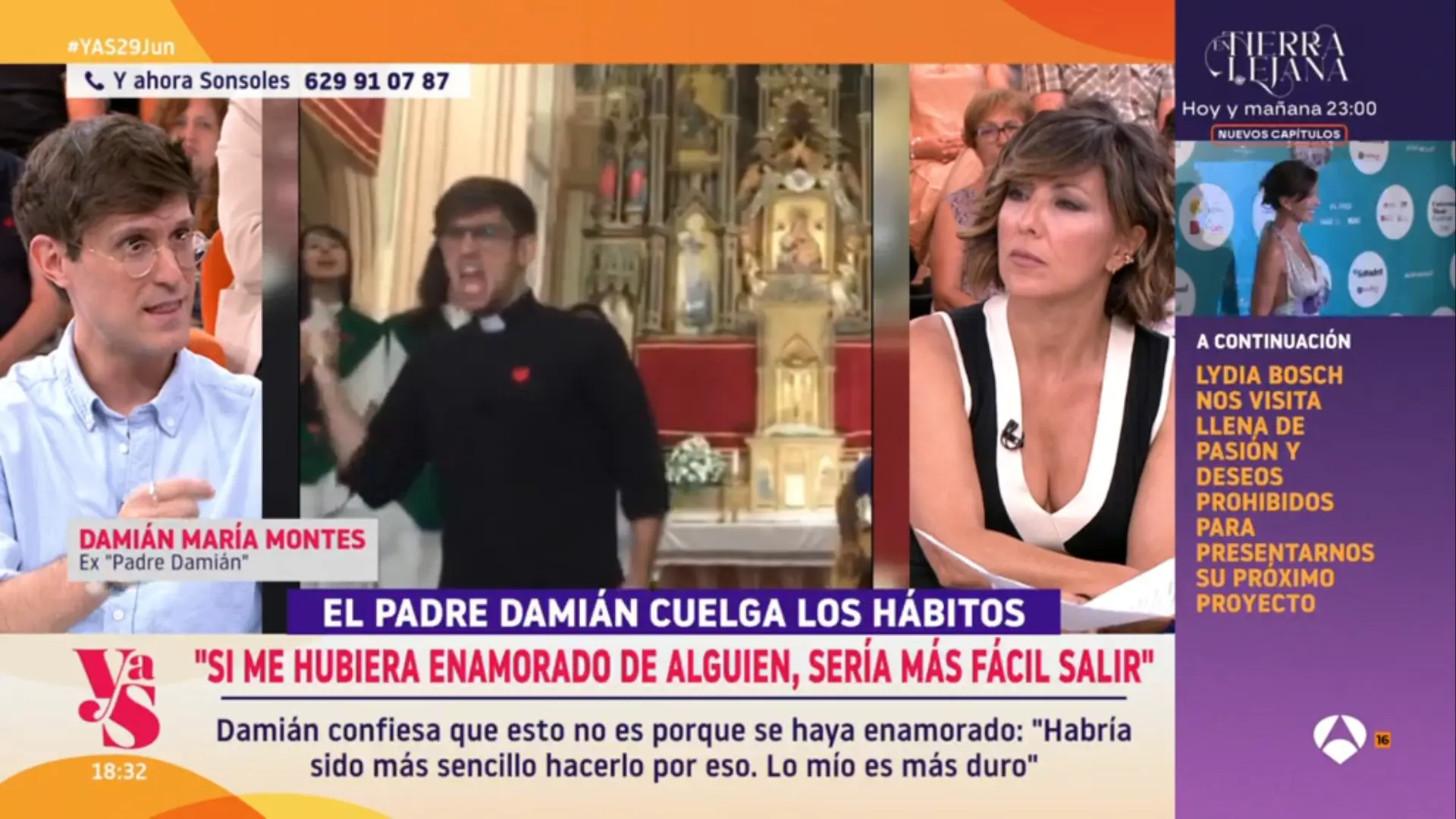 El 'Padre Damián', tras colgar los hábitos: "No soporté más vivir en la máscara. Ahora querría formar una familia"