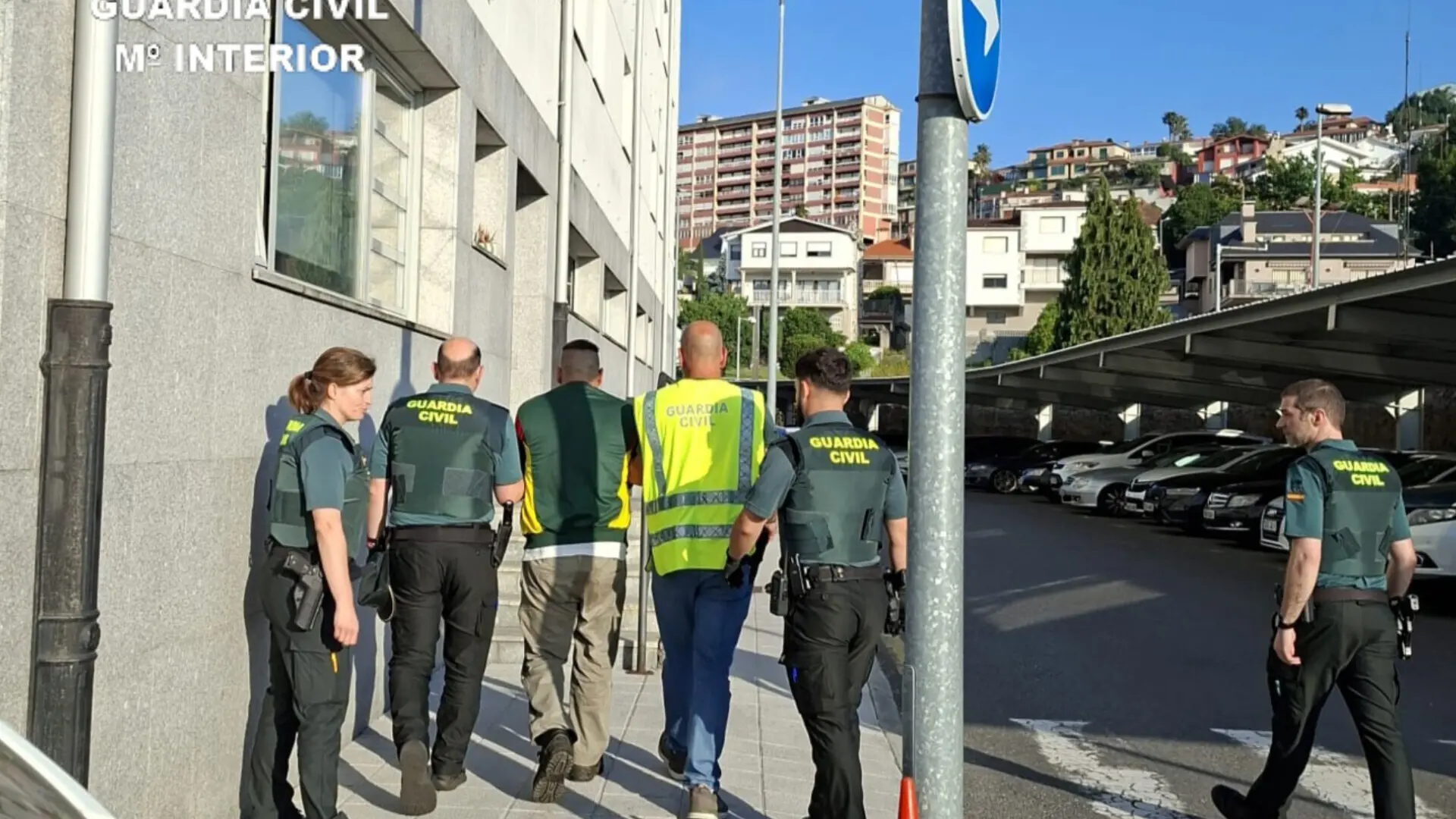 Detenido el hombre que agredió a su expareja y escapó con su bebé en Ponte Candelas