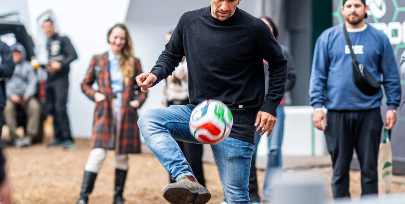 Leo Ponzio en AgroActiva: del fútbol al campo, con el interior como bandera