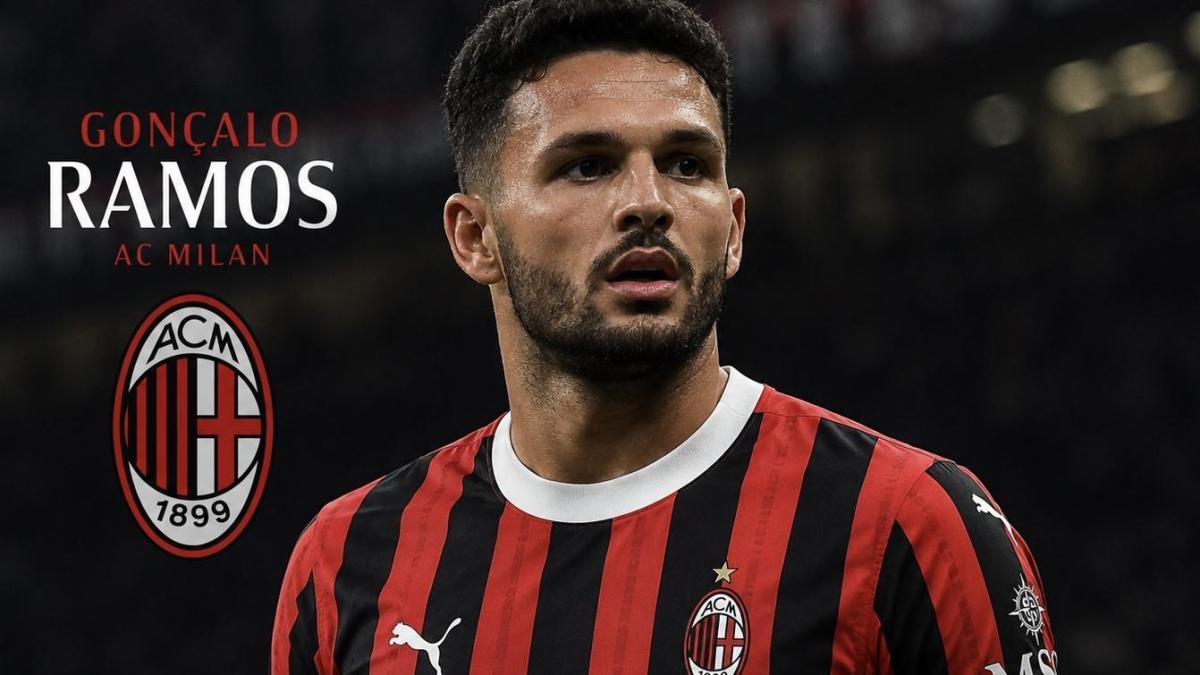 Gonçalo Ramos llega al Milan y pone en riesgo el lugar de Santiago Giménez